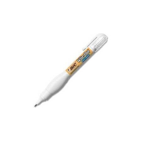 Bic BicShake 'n Squeeze Correctable Pen, Needle Point Tip, 8 ml, White WOSQP11